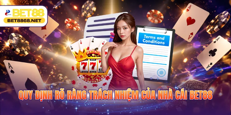 quy dinh ro rang trach nhiem cua nha cai bet88 Quy định rõ ràng trách nhiệm của nhà cái BET88